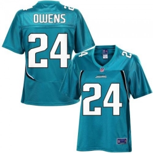 Pro Line Women's Jacksonville Jaguars Montell Owens Team Color J