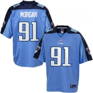 Pro Line Men's Tennessee Titans Derrick Morgan Team Color Jersey