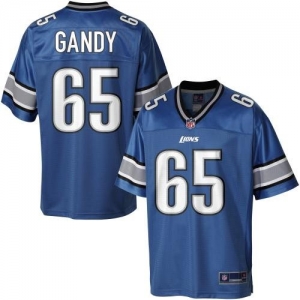 Pro Line Men's Detroit Lions Dylan Gandy Team Color Jersey