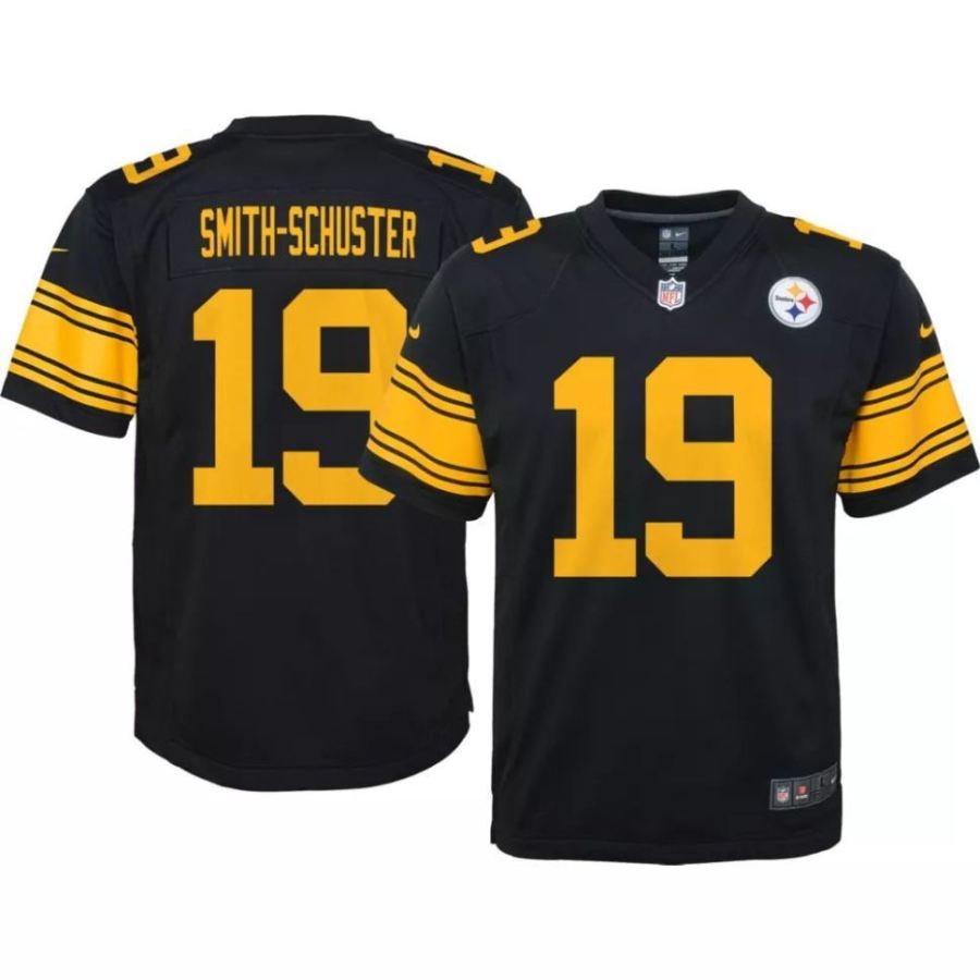 Nike Youth Pittsburgh Steelers JuJu Smith-Schuster #19 Black Gam