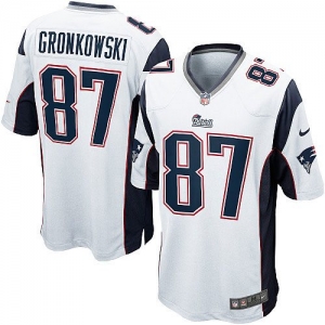 Nike Rob Gronkowski New England Patriots The Limited Jersey - Wh