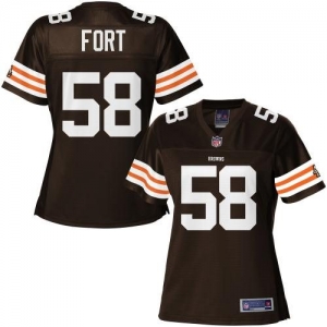 Pro Line Women's Cleveland Browns L.J. Fort Team Color Jersey