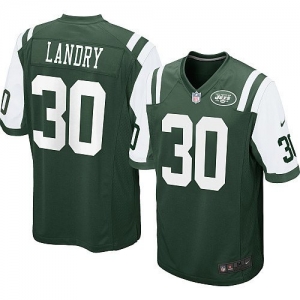 Nike LaRon Landry New York Jets Youth Game Jersey - Green