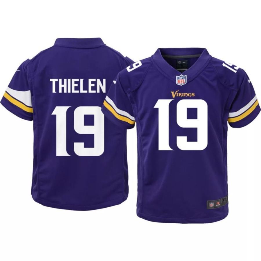 Nike Toddler Minnesota Vikings Adam Thielen #19 Purple Game Jers