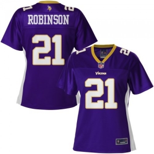 Pro Line Women's Minnesota Vikings Josh Robinson Team Color Jers