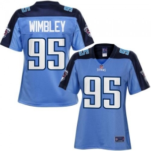 Pro Line Women's Tennessee Titans Kamerion Wimbley Team Color Je