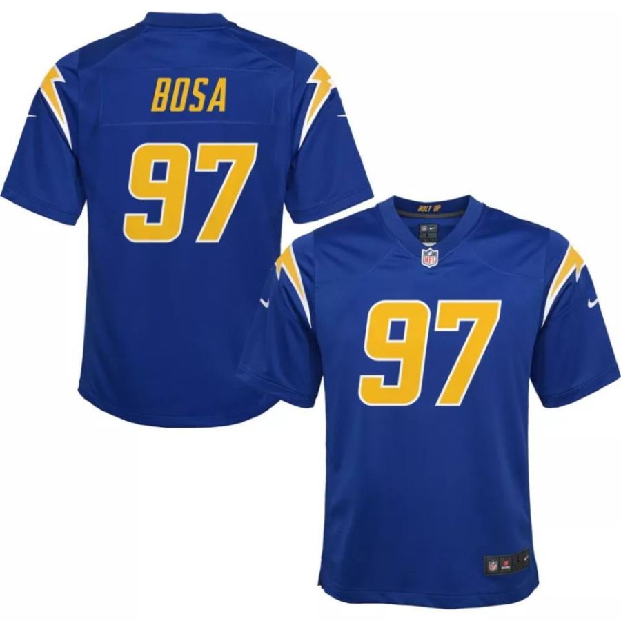 Nike Youth Los Angeles Chargers Joey Bosa #97 Blue Game Jersey