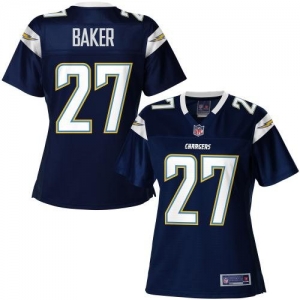 Pro Line Women's San Diego Chargers Edwin Baker Team Color Jerse