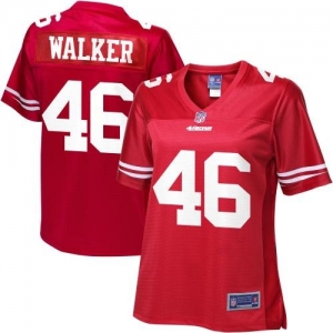 Pro Line Women's San Francisco 49ers Delanie Walker Team Color J