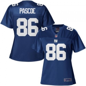 Pro Line Women's New York Giants Bear Pascoe Team Color Jersey