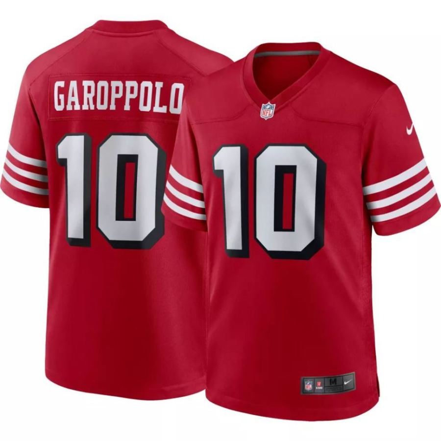 Nike Men's San Francisco 49ers Jimmy Garoppolo #10 Alternate Red