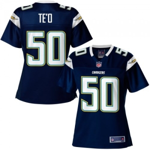 Pro Line Women's San Diego Chargers Manti Te'o Team Color Jersey