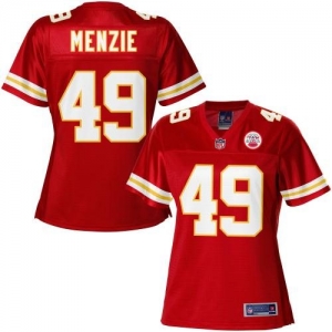 Pro Line Women's Kansas City Chiefs DeQuan Menzie Team Color Jer