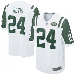 Nike Darrelle Revis New York Jets Game Jersey - White