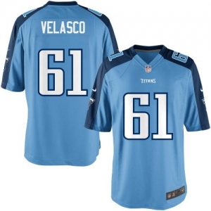 Nike Youth Tennessee Titans Fernando Velasco Team Color Game Jer