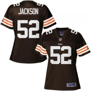 Pro Line Women's Cleveland Browns D'Qwell Jackson Team Color Jer