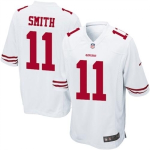 Nike San Francisco 49ers Alex Smith Game White Jersey