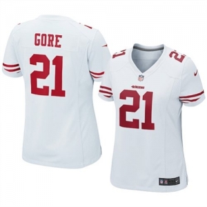 Nike Women's San Francisco 49ers Frank Gore Game White Jersey