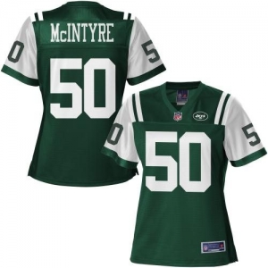 Pro Line Women's New York Jets Garrett McIntyre Team Color Jerse