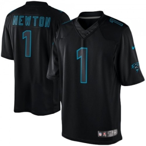 Nike Cam Newton Carolina Panthers Youth Impact Jersey - Black