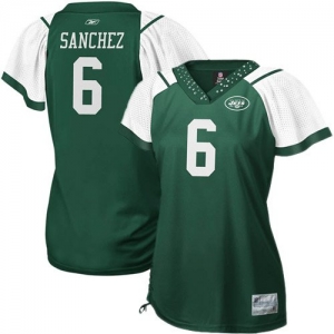 Reebok Mark Sanchez New York Jets Women's Field Flirt Premium Fa