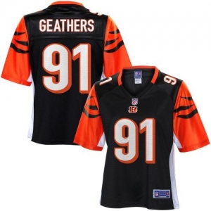 Pro Line Women's Cincinnati Bengals Robert Geathers Team Color J