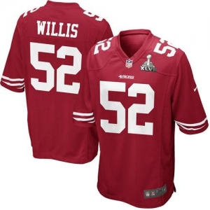 Nike Patrick Willis San Francisco 49ers Youth Super Bowl XLVII B