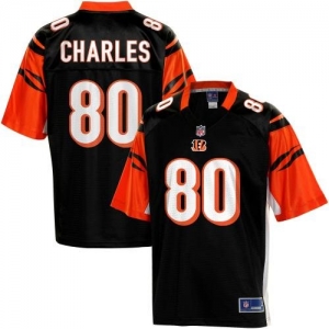 Pro Line Men's Cincinnati Bengals Orson Charles Team Color Jerse