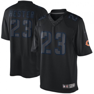 Nike Devin Hester Chicago Bears Impact Twill Jersey - Black