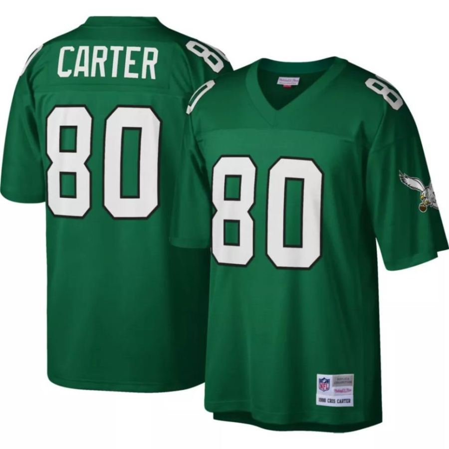 Mitchell & Ness Men's Philadelphia Eagles Cris Carter #80 Green