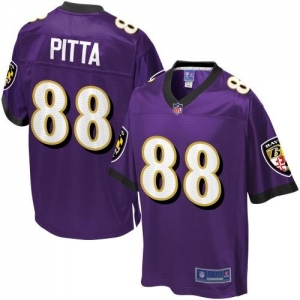 Pro Line Men's Baltimore Ravens Dennis Pitta Team Color Jersey