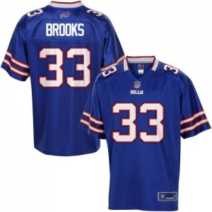 Pro Line Men's Buffalo Bills Ron Brooks Team Color Jersey