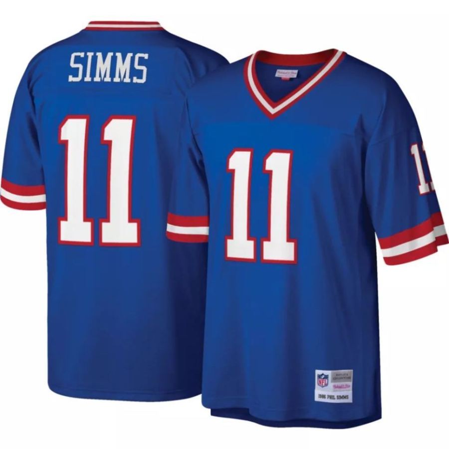 Mitchell & Ness Men's New York Giants Phil Simms #11 Royal 1986