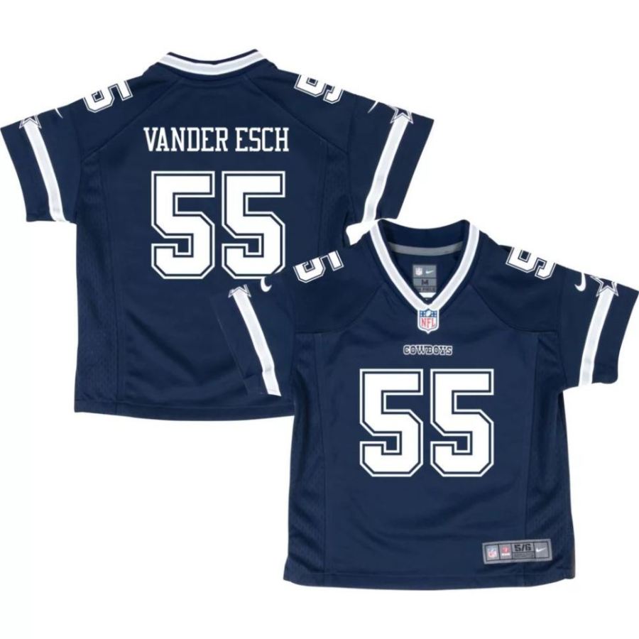 Nike Boys' Dallas Cowboys Leighton Vander Esch #55 Navy Game Jer