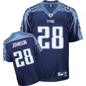 Reebok Chris Johnson Tennessee Titans Premier Tackle Twill Jerse