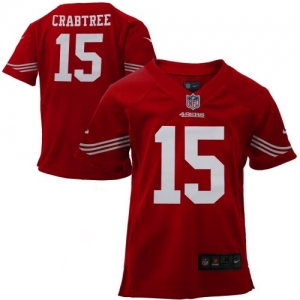 Nike Michael Crabtree San Francisco 49ers Toddler Game Jersey -