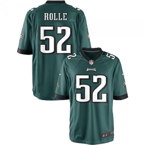 Nike Brian Rolle Philadelphia Eagles Youth Game Jersey - Midnigh