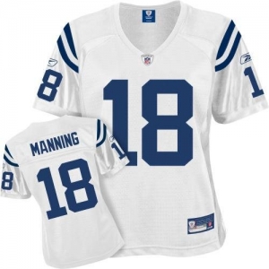 Reebok Indianapolis Colts Peyton Manning Women's Premier White J