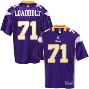 Pro Line Men's Minnesota Vikings Phil Loadholt Team Color Jersey