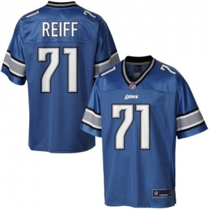 Pro Line Men's Detroit Lions Riley Reiff Team Color Jersey