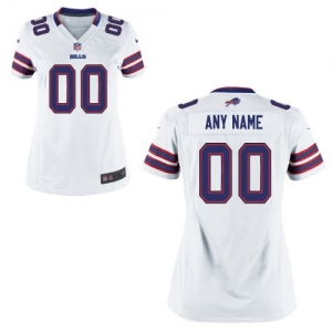 Nike Women's Buffalo Bills Customized White Game Jersey