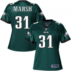 Pro Line Women's Philadelphia Eagles Curtis Marsh Team Color Jer