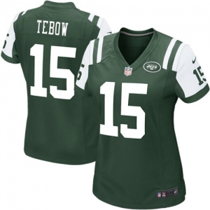 Nike Tim Tebow New York Jets Youth Girls Game Jersey - Green