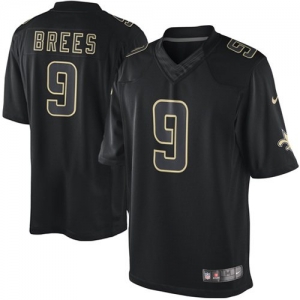 Nike Drew Brees New Orleans Saints Impact Twill Jersey - Black