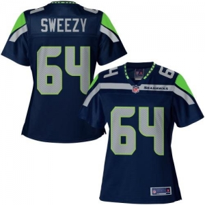 Pro Line Women's Seattle Seahawks J.R. Sweezy Team Color Jersey