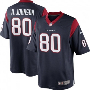 Nike Houston Texans Andre Johnson Men's Team Color Limited Jerse