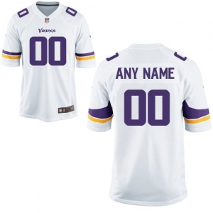 Nike Men's Minnesota Vikings Customized White Game Jersey