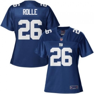 Pro Line Women's New York Giants Antrel Rolle Team Color Jersey