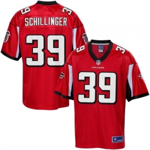 Pro Line Men's Atlanta Falcons Shann Schillinger Team Color Jers