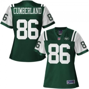 Pro Line Women's New York Jets Jeff Cumberland Team Color Jersey